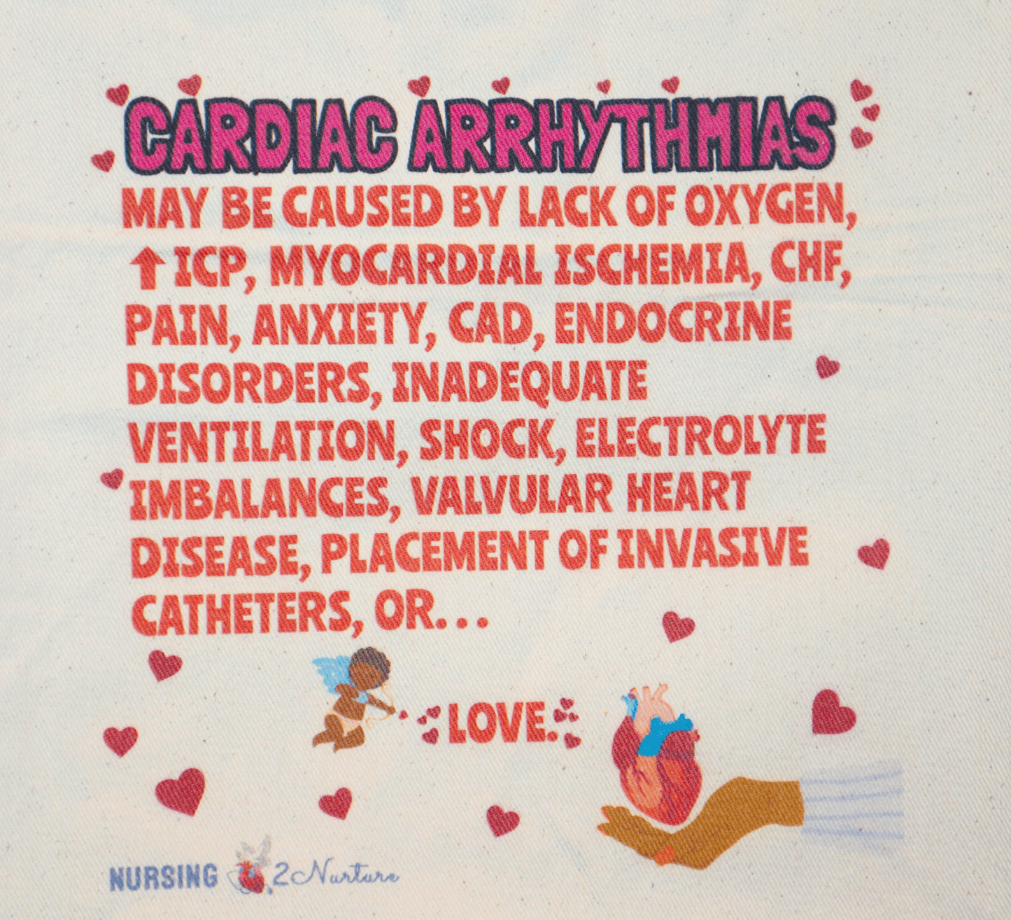 "You Make my Heart Skip a Beat" Tote Bag